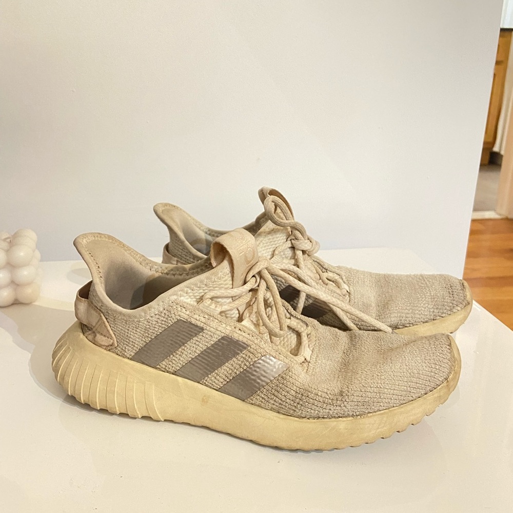 Extremely Worn Adidas Running Sneakers